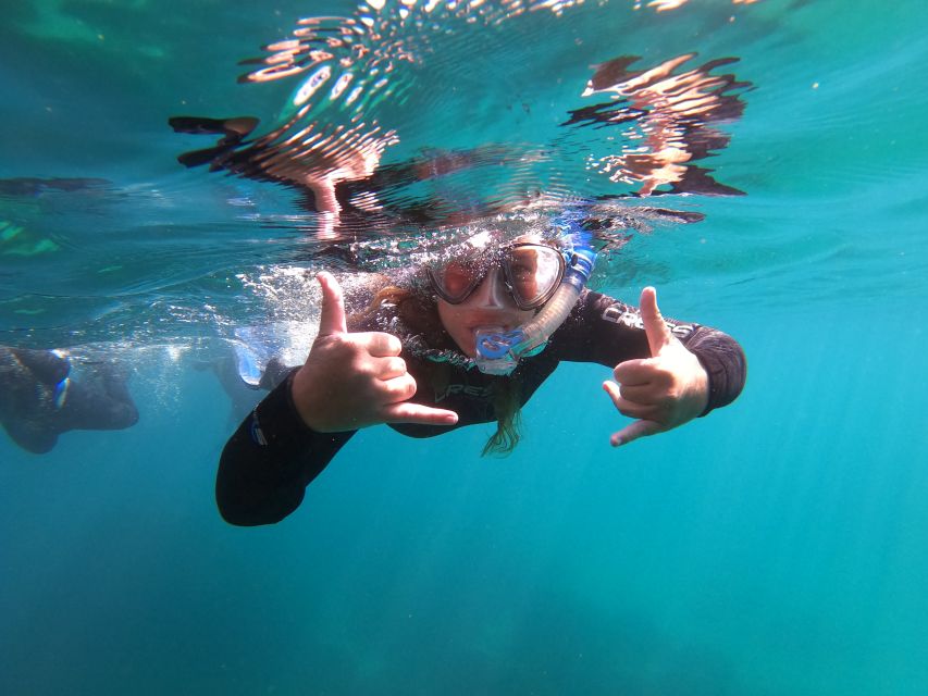 Snorkel con scooter submarina en MARO Y NERJA