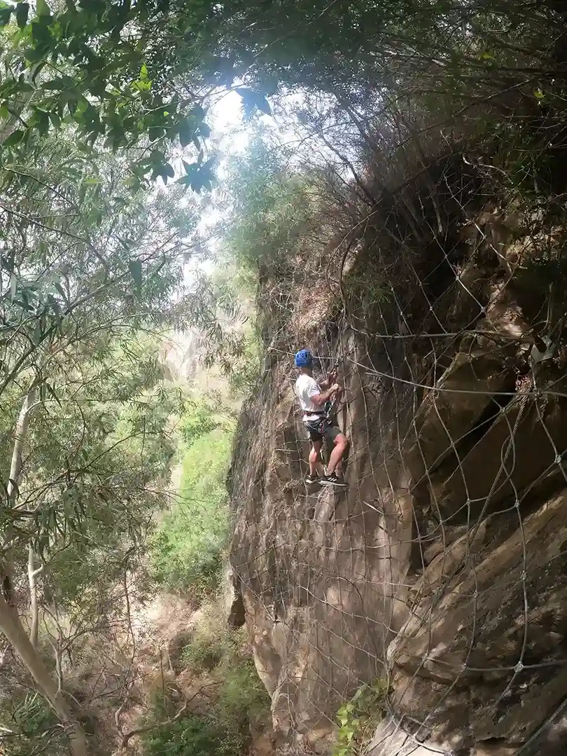 Via Ferrata el caimán en Gaucin