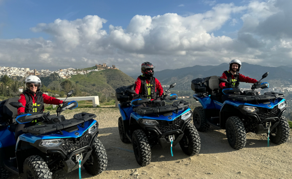 Ruta guiada en quad desde Álora