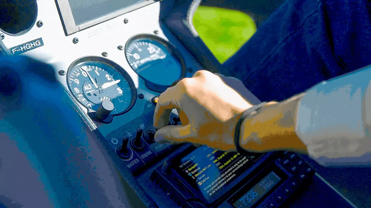 Piloto del helicóptero en Málaga